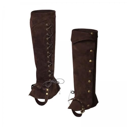 Nishiyuenyi 2 X Piraten Stiefelüberzüge, Piraten Stiefelüberzüge, Steampunk Mode, Stiefelüberzüge, Mittelalterliche Gamaschen für Camping Bühnenauftri Nishiyuenyi 2 X Piraten Stiefelüberzüge, Piraten Stiefelüberzüge, Steampunk Mode, Stiefelüberzüge, Mittelalterliche Gamaschen für Camping Bühnenauftri von Nishiyuenyi
