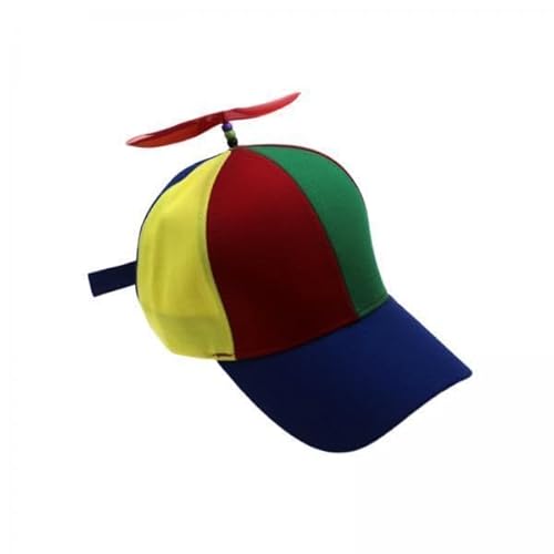 Nishiyuenyi 2 X Propellerhut, Regenbogen Zylinder, Lustig, Bunt, Verstellbar, Unisex Kostümhüte, Baseballkappe, Hubschrauberkappe für Partygeschenke, Kostüme Im F Nishiyuenyi 2 X Propellerhut, Regenbogen Zylinder, Lustig, Bunt, Verstellbar, Unisex Kostümhüte, Baseballkappe, Hubschrauberkappe für Partygeschenke, Kostüme Im F von Nishiyuenyi