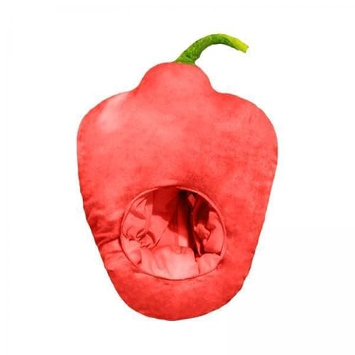 Nishiyuenyi 2 X Red Chili Pepper Kostüm Hut Neuheit Winter Warme Mütze für Foto Requisiten Kostüm Nishiyuenyi 2 X Red Chili Pepper Kostüm Hut Neuheit Winter Warme Mütze für Foto Requisiten Kostüm von Nishiyuenyi
