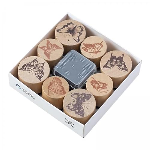 Nishiyuenyi 2X Holzstempel Set, Kartenherstellung, Holzstempel, DIY Stempel, Werkzeuge, Symbolstempel für Tagebücher, Schreibwarenzubehör, Kunsthandwerk Nishiyuenyi 2X Holzstempel Set, Kartenherstellung, Holzstempel, DIY Stempel, Werkzeuge, Symbolstempel für Tagebücher, Schreibwarenzubehör, Kunsthandwerk von Nishiyuenyi