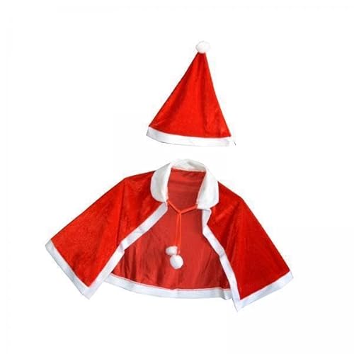 Nishiyuenyi 2X Weihnachts Umhang Cape Xmas Schal Mädchen Fancy Dress Cape Santa Cape für Festival Halloween Stage Performance Party Zubehör Nishiyuenyi 2X Weihnachts Umhang Cape Xmas Schal Mädchen Fancy Dress Cape Santa Cape für Festival Halloween Stage Performance Party Zubehör von Nishiyuenyi
