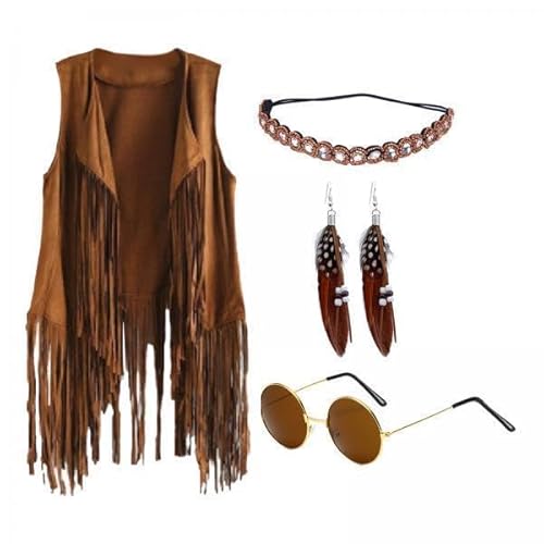Nishiyuenyi 2xHippie Kostüme Kleidung für Frauen Und Mädchen, Disco Outfits, 60er Und 70er Jahre Kostüm für Themenpartys Nishiyuenyi 2xHippie Kostüme Kleidung für Frauen Und Mädchen, Disco Outfits, 60er Und 70er Jahre Kostüm für Themenpartys von Nishiyuenyi