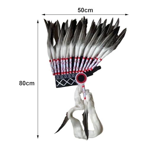 Nishiyuenyi 2xIndianer Kopfschmuck, Kopfbedeckung, Indianer Stirnband, Kopfzubehör, Kopfbedeckung, Häuptlings Indianerhut für Halloween, Tanzshow, Karneval, Erwac Nishiyuenyi 2xIndianer Kopfschmuck, Kopfbedeckung, Indianer Stirnband, Kopfzubehör, Kopfbedeckung, Häuptlings Indianerhut für Halloween, Tanzshow, Karneval, Erwac von Nishiyuenyi