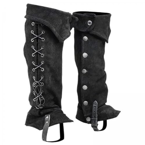 Nishiyuenyi 2xPiratenstiefelüberzug Steampunk Ritter Krieger Kostüm Zubehör Schwarz Nishiyuenyi 2xPiratenstiefelüberzug Steampunk Ritter Krieger Kostüm Zubehör Schwarz von Nishiyuenyi