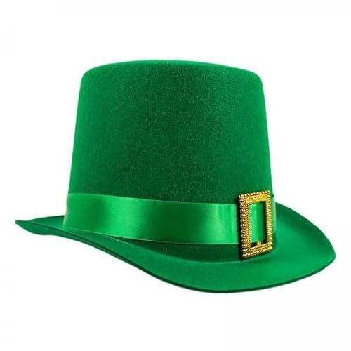 Nishiyuenyi 2xST Day Hüte Grüne Zylinder Steam Hüte Gothic Hut Funky Leprechaun Zylinder Hoher Filz Zylinder für Formelles Cosplay Nishiyuenyi 2xST Day Hüte Grüne Zylinder Steam Hüte Gothic Hut Funky Leprechaun Zylinder Hoher Filz Zylinder für Formelles Cosplay von Nishiyuenyi