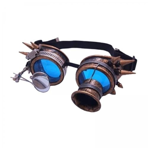 Nishiyuenyi 2xSteampunk Schutzbrille Maskerade Requisiten Party Brillen Blau Linsen Brillen Nishiyuenyi 2xSteampunk Schutzbrille Maskerade Requisiten Party Brillen Blau Linsen Brillen von Nishiyuenyi