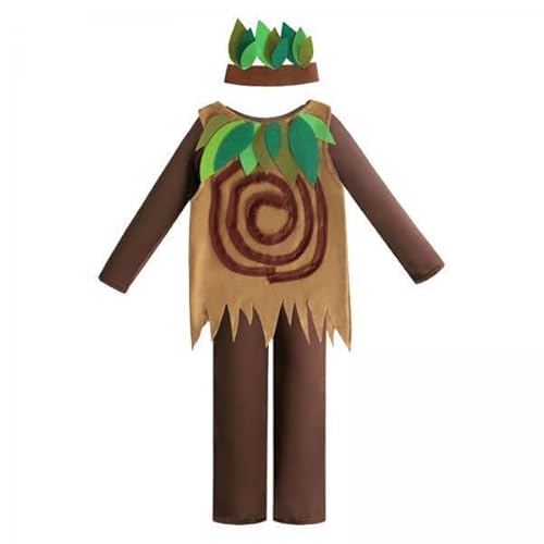 Nishiyuenyi 2xTree Kostüme für Kinder Anzug Kopfschmuck Weste Dress Up Kleidung für Halloween Show Nishiyuenyi 2xTree Kostüme für Kinder Anzug Kopfschmuck Weste Dress Up Kleidung für Halloween Show von Nishiyuenyi