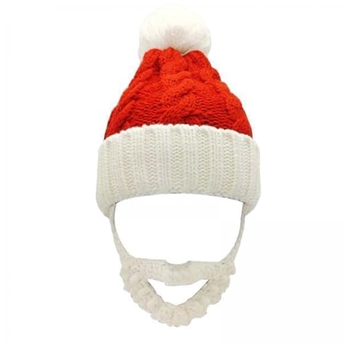 Nishiyuenyi 2xUnisex Weihnachten Winter Gestrickte Häkelmütze Weihnachtsmütze mit Bart Weihnachten Bearded Nishiyuenyi 2xUnisex Weihnachten Winter Gestrickte Häkelmütze Weihnachtsmütze mit Bart Weihnachten Bearded von Nishiyuenyi