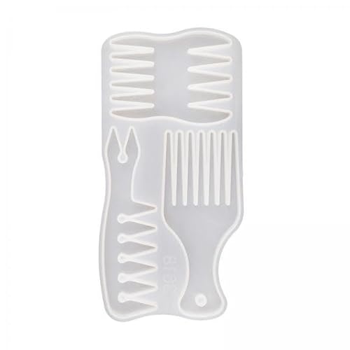 Nishiyuenyi 2xcomb Formen Haare Pick Silikonform für Langes Dickes Lockiges Haar Kamm DIY Kunsthandwerk von Nishiyuenyi