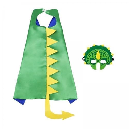 Nishiyuenyi 3 X Dinosaurier Kostüm, Umhang, Maske, Halloween Umhang, Filmthema Party, Robe, Cosplay Zubehör Zum Anziehen, Rollenspiele, Maskenbälle, Kinderkarneva Nishiyuenyi 3 X Dinosaurier Kostüm, Umhang, Maske, Halloween Umhang, Filmthema Party, Robe, Cosplay Zubehör Zum Anziehen, Rollenspiele, Maskenbälle, Kinderkarneva von Nishiyuenyi