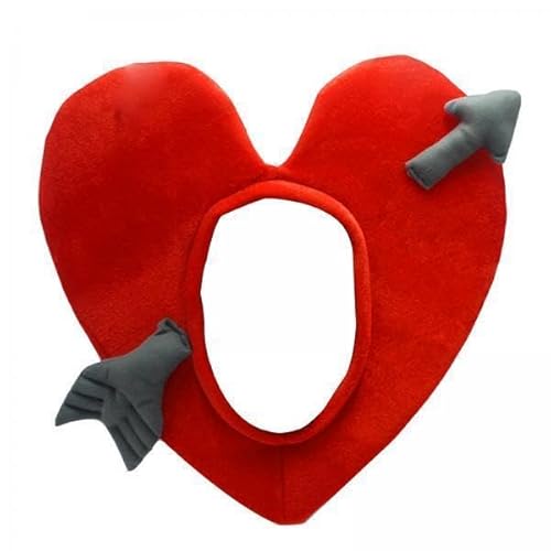 Nishiyuenyi 3 X Roter Herzhut, Foto Requisiten, Kopfbedeckung, Kostüm, Cartoon Kopfschmuck, Stirnband für Erwachsene, Kostüm, Party, Cosplay, Valentinstag Nishiyuenyi 3 X Roter Herzhut, Foto Requisiten, Kopfbedeckung, Kostüm, Cartoon Kopfschmuck, Stirnband für Erwachsene, Kostüm, Party, Cosplay, Valentinstag von Nishiyuenyi