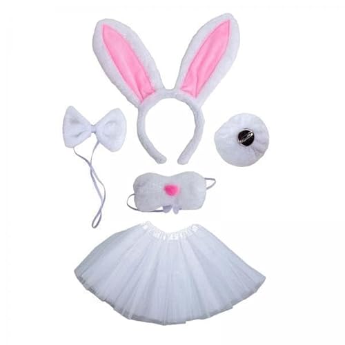 Nishiyuenyi 3xBunny Kostüm Set Ohren Stirnband Moderne Requisiten für Dress Up Maskerade Karneval Festival Nishiyuenyi 3xBunny Kostüm Set Ohren Stirnband Moderne Requisiten für Dress Up Maskerade Karneval Festival von Nishiyuenyi