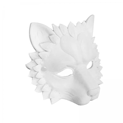 Nishiyuenyi 3xLöwenmaske Halbgesichtsmaske PU Schaum Neuheit für Halloween Karnevalsparty für Erwachsene Weiß Nishiyuenyi 3xLöwenmaske Halbgesichtsmaske PU Schaum Neuheit für Halloween Karnevalsparty für Erwachsene Weiß von Nishiyuenyi