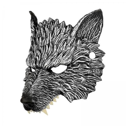 Nishiyuenyi 4 X Luxus Wolf Halbmaske Cosplay Kostüm Maskerade Kostüm für Party Nishiyuenyi 4 X Luxus Wolf Halbmaske Cosplay Kostüm Maskerade Kostüm für Party von Nishiyuenyi
