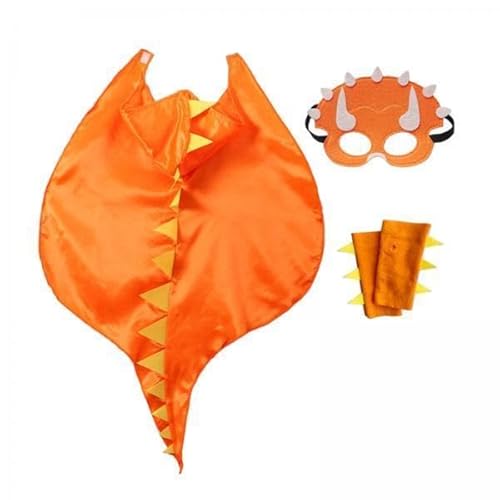 Nishiyuenyi 4xDinosaurier Kostüm Kleidung Cartoon mit Hut Dinosaurier Flügel Kostüm für Party Halloween Nishiyuenyi 4xDinosaurier Kostüm Kleidung Cartoon mit Hut Dinosaurier Flügel Kostüm für Party Halloween von Nishiyuenyi