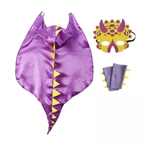 Nishiyuenyi 4xDinosaurier Kostüm Kleidung Cartoon mit Hut Dinosaurier Flügel Kostüm für Party Halloween Nishiyuenyi 4xDinosaurier Kostüm Kleidung Cartoon mit Hut Dinosaurier Flügel Kostüm für Party Halloween von Nishiyuenyi
