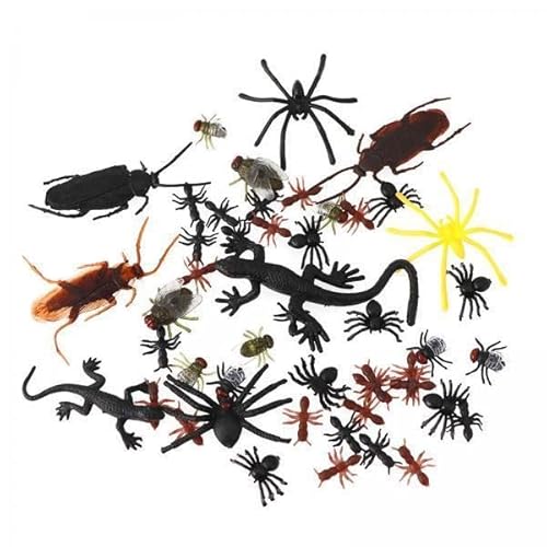 Nishiyuenyi 4xHalloween Tierfiguren, Halloween Gecko Model, Bildungsspielzeug Knifflige Spielzeuge Simulation Gecko Model, Gefälschter, für Kinder Kinde von Nishiyuenyi