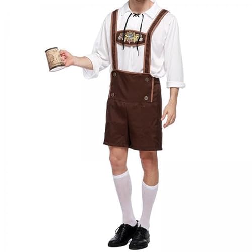 Nishiyuenyi 4xMännliches Kostüm Halloween Cosplay Bier Outfit Karneval Festival M Nishiyuenyi 4xMännliches Kostüm Halloween Cosplay Bier Outfit Karneval Festival M von Nishiyuenyi