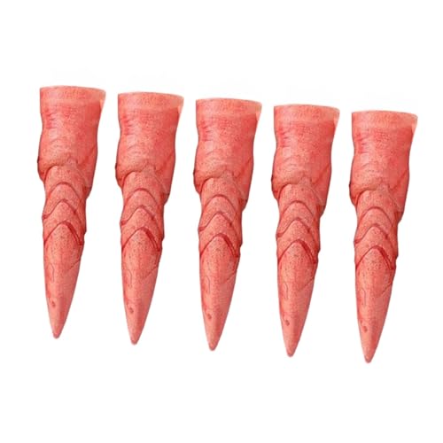 Nishiyuenyi 5 Stücke Hexenkrallen Halloween Fingernägel Langer Fake Nägel Realistische Kosplay Accessoires für Gruselpartys Und Maskenbälle, Blutig Nishiyuenyi 5 Stücke Hexenkrallen Halloween Fingernägel Langer Fake Nägel Realistische Kosplay Accessoires für Gruselpartys Und Maskenbälle, Blutig von Nishiyuenyi