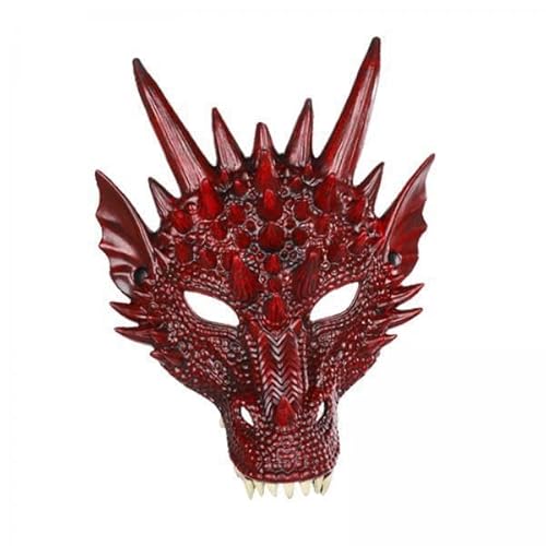Nishiyuenyi 5 X Dinosaurier Masken, Drachenmaske, Foto Requisite, Filmthema, Damen Und Herren, Cosplay Maske, Halbmaske für Geburtstagsparty, Maskerade, Verkleidu Nishiyuenyi 5 X Dinosaurier Masken, Drachenmaske, Foto Requisite, Filmthema, Damen Und Herren, Cosplay Maske, Halbmaske für Geburtstagsparty, Maskerade, Verkleidu von Nishiyuenyi