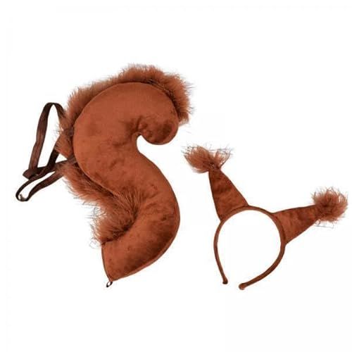 Nishiyuenyi 5 X Tierschwanz Kostüm Set, Haarband, Cosplay, Haarreif, Kopfbedeckung, Requisiten, Stirnband, Eichhörnchen Ohren, Haarreif für Festivals, Rollenspiel Nishiyuenyi 5 X Tierschwanz Kostüm Set, Haarband, Cosplay, Haarreif, Kopfbedeckung, Requisiten, Stirnband, Eichhörnchen Ohren, Haarreif für Festivals, Rollenspiel von Nishiyuenyi