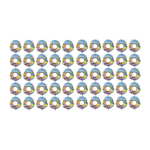 Nishiyuenyi 50 Stücke Ballons für Den Muttertag, Aluminiumfolie für Feierlichkeiten von Nishiyuenyi