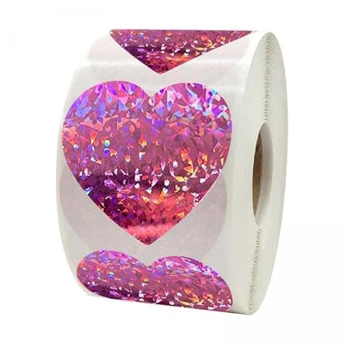 Nishiyuenyi 6 X 500 Stück Herz Aufkleber, Rollenversiegelungsaufkleber, Zuhause, Bauernhaus, 3,8 cm, Papieretikettenaufkleber, Liebesaufkleber für Hochzeit, Nishiyuenyi 6 X 500 Stück Herz Aufkleber, Rollenversiegelungsaufkleber, Zuhause, Bauernhaus, 3,8 cm, Papieretikettenaufkleber, Liebesaufkleber für Hochzeit, von Nishiyuenyi