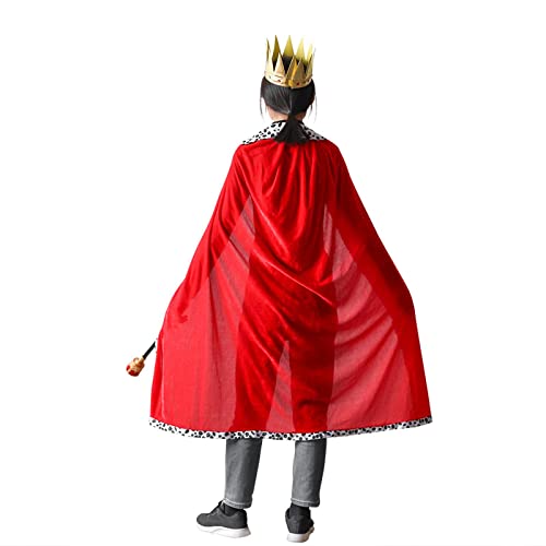 Nishiyuenyi 6 X Königsumhang Dekorationen, Königsumhang, Umhang für Cosplay, Prinzenumhang, Kostümzubehör für Rollenspiele, Maskerade, Verkleidung, Foto Requisite Nishiyuenyi 6 X Königsumhang Dekorationen, Königsumhang, Umhang für Cosplay, Prinzenumhang, Kostümzubehör für Rollenspiele, Maskerade, Verkleidung, Foto Requisite von Nishiyuenyi