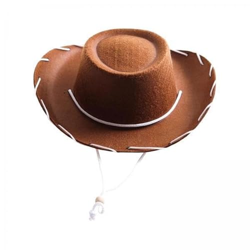 Nishiyuenyi 6xFelt Cowboyhut Cowgirlhüte mit Windband Sonnenhut für Den Urlaub Verkleiden Sich Nishiyuenyi 6xFelt Cowboyhut Cowgirlhüte mit Windband Sonnenhut für Den Urlaub Verkleiden Sich von Nishiyuenyi