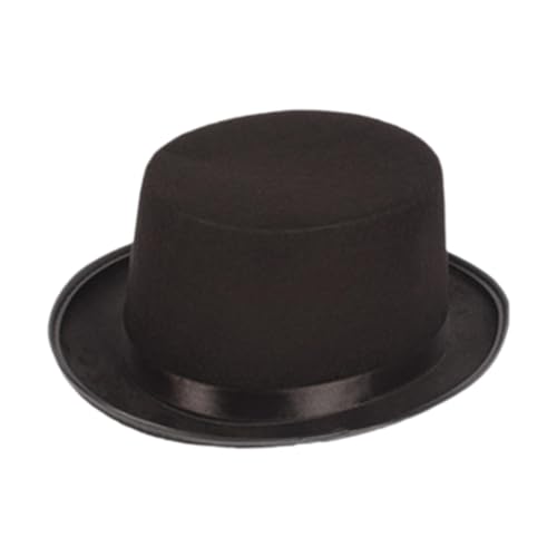 Nishiyuenyi Black Top Hat Kostümzubehör für Cosplay -Rollenspiele Nachtclub, 54cmx10cm Nishiyuenyi Black Top Hat Kostümzubehör für Cosplay -Rollenspiele Nachtclub, 54cmx10cm von Nishiyuenyi