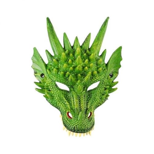 Nishiyuenyi Dinosaurier Maske Set, Drachenmaske für Fotos, Filmzubehör, Cosplay für Männer Und Frauen, Halbe Gesichtsmaske für Feiern Nishiyuenyi Dinosaurier Maske Set, Drachenmaske für Fotos, Filmzubehör, Cosplay für Männer Und Frauen, Halbe Gesichtsmaske für Feiern von Nishiyuenyi