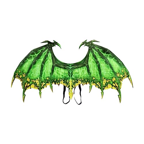 Nishiyuenyi Drachenkostüm Drachenflügel Tierkostüm Verkleidungszubehör Aus Weichem Vliesstoff mit Lebendiger Form für Halloween Karneval Und Mottopartys für von Nishiyuenyi