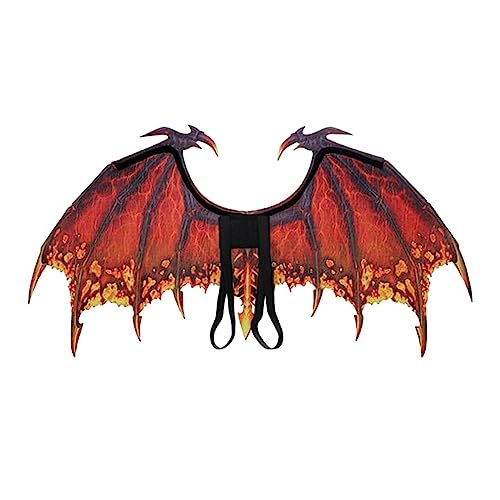 Nishiyuenyi Drachenkostüm Drachenflügel Tierkostüm Verkleidungszubehör Aus Weichem Vliesstoff mit Lebendiger Form für Halloween Karneval Und Mottopartys für Nishiyuenyi Drachenkostüm Drachenflügel Tierkostüm Verkleidungszubehör Aus Weichem Vliesstoff mit Lebendiger Form für Halloween Karneval Und Mottopartys für von Nishiyuenyi