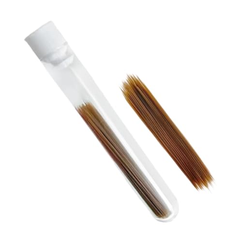 Nishiyuenyi Faux Cat Whiskers Künstliche Tierbartpuppenbärte gefüllte Spielzeugheiger für die Heimdekoration, Braun, 0.35 Mm von Nishiyuenyi