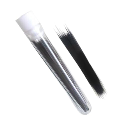 Nishiyuenyi Faux Cat Whiskers Künstliche Tierbartpuppenbärte gefüllte Spielzeugheiger für die Heimdekoration, Schwarz, 0.18 Mm von Nishiyuenyi