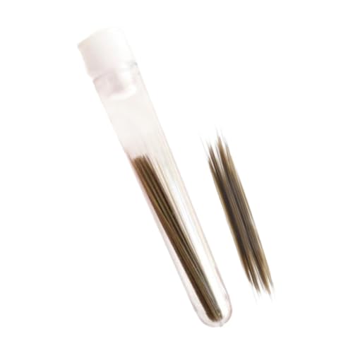 Nishiyuenyi Faux Cat Whiskers Künstliche Tierbartpuppenbärte gefüllte Spielzeugheiger für die Heimdekoration, Schwarz Und Braun, 0.2 Mm von Nishiyuenyi