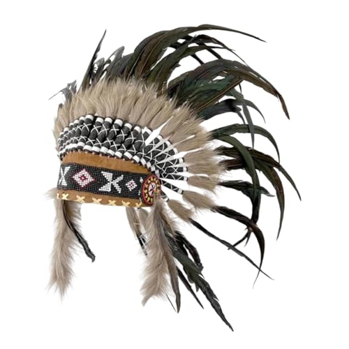 Nishiyuenyi Indischer Kopfschmuck Dressing Chief Indian Hut für thematische Partybühne Performance Nishiyuenyi Indischer Kopfschmuck Dressing Chief Indian Hut für thematische Partybühne Performance von Nishiyuenyi