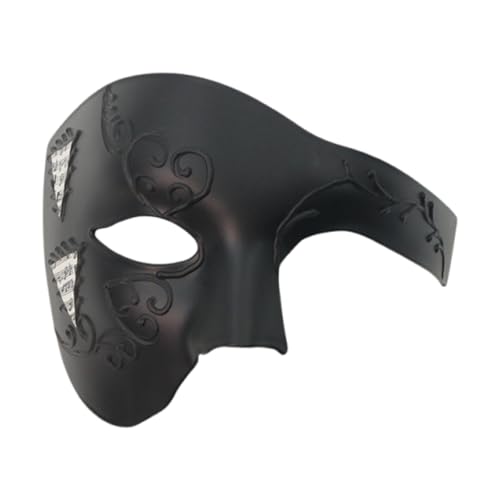 Nishiyuenyi Jazz-Halbgesichts-Phantommaske, Kostümzubehör, kreative Maskerade-Augenmaske für Geburtstag, Bühnenspiel, Aufführung, Urlaub, Bar Nishiyuenyi Jazz-Halbgesichts-Phantommaske, Kostümzubehör, kreative Maskerade-Augenmaske für Geburtstag, Bühnenspiel, Aufführung, Urlaub, Bar von Nishiyuenyi