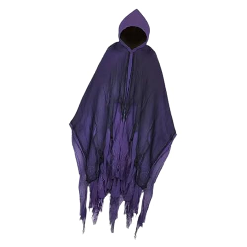 Nishiyuenyi Umhang mit Kapuze, Reaper, Cosplay Cape für Männer und Frauen, Erwachsene, Unisex, Lila Nishiyuenyi Umhang mit Kapuze, Reaper, Cosplay Cape für Männer und Frauen, Erwachsene, Unisex, Lila von Nishiyuenyi