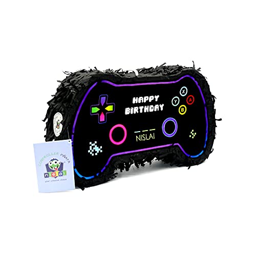 Nislai® Controller Pinata Geburtstag | Ideal für die Pinata Geburtstag Junge | die Gaming or Videogame Party Dekoration | Pinata Geschenk | u. 43x25x10 von Nislai