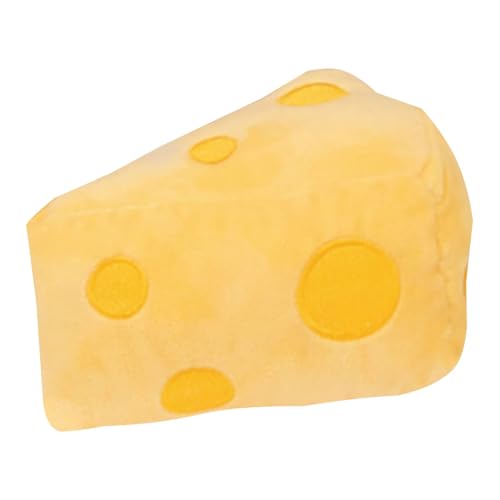 Nisone Puppy Plüsch Tier Tear-Gelbe Farbe Haustier Katze Käse Modellierung Interaktive Plüschtiere für Kleintiere von Nisone