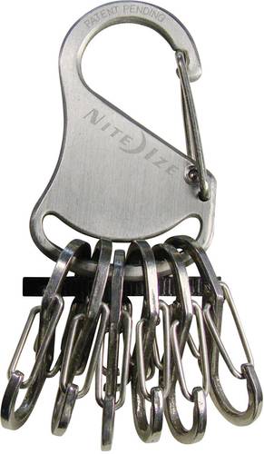 NITE Ize Schlüssel-Karabiner NI-KLK-11-R3 KeyRack Locker Silber 1St. von Nite Ize