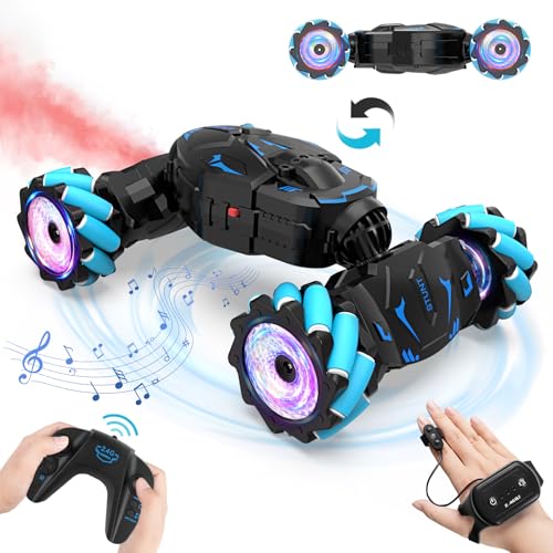 Nitigo Ferngesteuertes Auto für Kinder ab 6 Jahren, 2.4 GHz 4WD Stunt RC Auto mit Handsteuerung, Drift RC Car Offroad 360° Drehung Spielzeug für Jungen und Mädchen von Nitigo
