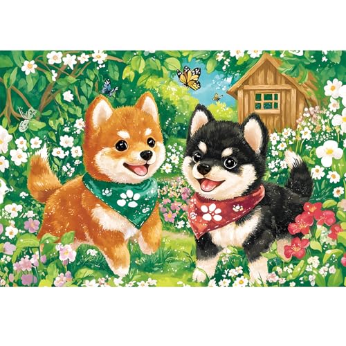100-teiliges Puzzle für Kinder, lustiges Welpenpuzzle für Kinder im Alter von 4–6, 6–8, 8–10, einzigartiges, großes Puzzle, recyceltes Papier, helles und farbenfrohes Lernpuzzle, tolles Geschenk für 100-teiliges Puzzle für Kinder, lustiges Welpenpuzzle für Kinder im Alter von 4–6, 6–8, 8–10, einzigartiges, großes Puzzle, recyceltes Papier, helles und farbenfrohes Lernpuzzle, tolles Geschenk für von Nitktaia