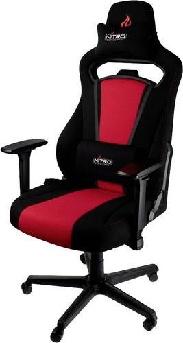 Nitro Concepts E250 Gaming-Stuhl Schwarz/Rot von Nitro Concepts