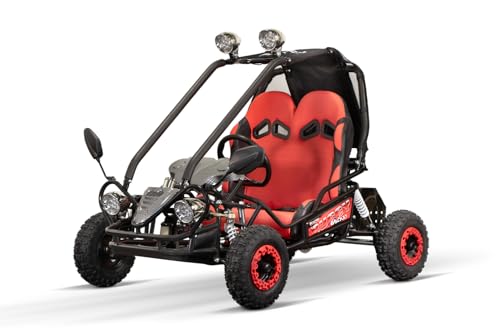 NITRO MOTORS Eco Gokart 650W 36V mini Kinder Buggy Hunt 6', Farbe:Schwarz von Nitro Motors