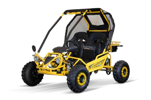 NITRO MOTORS Gokart 125cc midi Kinderbuggy RG7-A Hunt 7', Farbe:Gelb von Nitro Motors