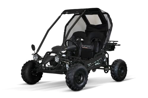 NITRO MOTORS Gokart 125cc midi Kinderbuggy RG7-A Hunt 7', Farbe:Schwarz von Nitro Motors