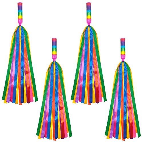 Niuhong 4 Pcs Regenbogen Bänder Spielzeug Hand Gehalten Rainbow Ribbon Tanz Ringe Streamer Kinder Baton Stange Luftschlangen Bunt Regenbogenband Party-Aktivitäten Kindergarten Spielen Handle Griff Niuhong 4 Pcs Regenbogen Bänder Spielzeug Hand Gehalten Rainbow Ribbon Tanz Ringe Streamer Kinder Baton Stange Luftschlangen Bunt Regenbogenband Party-Aktivitäten Kindergarten Spielen Handle Griff von Niuhong