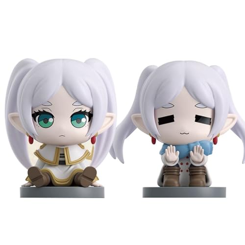 Niukaisi Anime Figur Frieren/Himmel Mini Figuren Niedliches Mädchen sitzendes Modell Handgemachte Statue Sammlung Auto Dekorationen PVC Niukaisi Anime Figur Frieren/Himmel Mini Figuren Niedliches Mädchen sitzendes Modell Handgemachte Statue Sammlung Auto Dekorationen PVC von Niukaisi